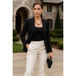 Escada Sport Ivory Jacquard Slim Pants Subtle Snakeskin Size 6 Photo 1