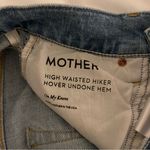 Mother SUPERIOR‎ Jeans Highwaisted Hiker Hover Undone Hem in On My Knees 25 Blue Photo 5