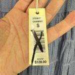 Max Studio London Chambray Blue Tiered Maxi Skirt Elastic Waist Size S NWT Boho Photo 4