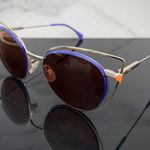 Fendi women’s FF 0176/S round cat eye wire-rim sunglasses Photo 12