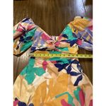 Gilner Farrar Laurel Hawaiian Punch floral puff sleeve cotton tropical dress M Pink Size M Photo 2