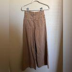 Free People  Wide‎ Leg Jeans Sz 25 in Tan Brown High Rise Photo 4
