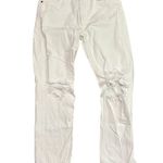AGOLDE  Riley High Rise Straight Crop White Womens Size 26 Photo 1
