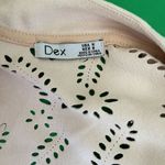 DEX Eyelet Pale Pink zipper jacket. Size M Photo 4