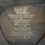 Looney Tunes men’s size small black cotton t shirt bugs daffy taz neon graphic Photo 4