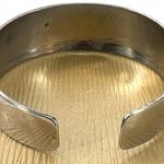 Talisman of Eternal Love Mandarin Ducks Birds Vintage Aian Silver Cuff Bracelet Photo 4