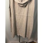 Cyrus Women's 3X Sleeveless Knit Hooded Cardigan Duster Vest Beige Photo 6