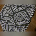 Tory Burch Women's Purple Black Geometric Pleated A Line Skirt fall casual $350 Photo 3