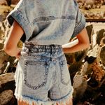 These Three Boutique  Denim Romper Photo 1