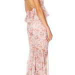 La Maison Talulah The Faithful Maxi Dress Pink Floral Pearl Size Small S EUC Photo 1
