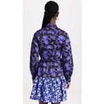 Snow Xue GAO New York Purple Floral Long Sleeve Doll Dress Photo 2