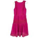 Sundance Womens Bright Tomorrow Western Boho Peasant Lace Crochet Midi Dress Photo 11