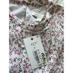 Chelsea and Violet  Smocked Ruffle Ditsy Floral Print Puff Short Sleeve Dress Photo 5