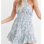 Aerie  Ruffle Halter Mini Dress Photo 5