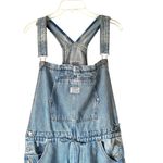 Levi's Levi’s Apron Women's Light Blue Denim Drawstring Overalls size Xl Photo 5
