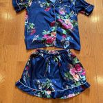 Blush Bride Co Navy Satiny PJS Photo 1