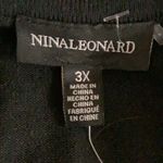 Nina Leonard  Size 3X Elegant Black Crop Cardigan. New Without Tags Photo 2