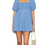 Free People  - Open Back Violet Baby Doll Y2K Mini Dress Sz L Photo 0