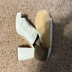 Kenneth Cole New York Women's Anika Platform Mules in white faux leather size 10 Photo 7