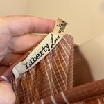 Liberty Love  Pink Striped Peasant Top Size Large Photo 3