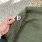 Rossignol Women’s 100% Virgin Wool Turtleneck Knit Sweater in Dark Kaki Green M Size M Photo 11