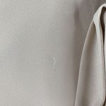 Rachel Roy  Size M Tunic Long Blouse Beige Sleeveless V-neck Tie Front Peplum Photo 4