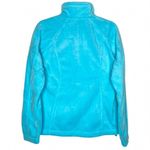 Columbia  Full Zip Long Sleeve Mock Neck Fleece Jacket Zipper Pockets Blue Small Photo 9