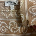 St. John Sport Santana Knit Metallic Zip Up Sweater Size M Photo 2