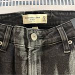 Abercrombie & Fitch NWT  Curve Love High Rise Mom Jeans: Washed Black, Size 28 Photo 10