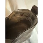 Donald Pliner DONALD J PLINER Elton Brown Pewter Leather Metallic Ankle Bootie Boots Sz 9 Photo 6