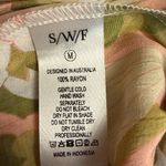 S/W/F Duomo Floral Cross Halter Neck cutout mini dress Green Size M Photo 6