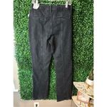 Free People Mona High Rise Flare Slit Jeans Sz 29 NWT Midnight Black CRVY Photo 3
