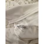 Boston Proper  mixed media white lace crochet eyelet v neck sleeveless midi dress Photo 3