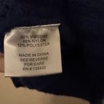 Modcloth Cowl Neck Blue Sweater size L Photo 4