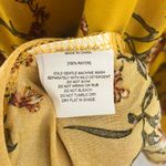 Boho Yellow off the shoulder maxi floral dress Size XS Photo 7
