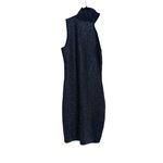 superdown  Luz Metallic One Shoulder Navy Mini Dress MEDIUM in Navy Metallic Photo 3