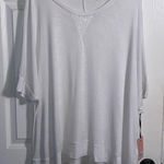 Juicy Couture  Sequin Short Sleeve Tunic Top, White, XL NWT Photo 0