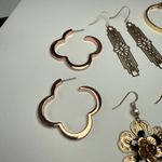 Dangle Drop, Hoop Mix Pierced Earrings Lot Of 5 Costume Jewelry Photo 10