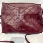 Nine West Calandra Mini Multi Pocket Deep Red Crossbody Purse NWOT Photo 1