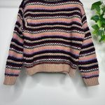 Anthropologie Elsamanda Striped Chunky Knit Alpaca Wool Blend Sweater M Medium Photo 6