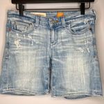 Pilcro and the Letterpress Denim Mom Jean Shorts Photo 0