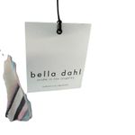 Bella Dahl Button Down Shirt Coastal Stripe Cream Pink Blue Size Medium Photo 11