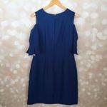 CeCe  Monaco Blue Cold Shoulder Dress Photo 5
