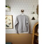 Evereve  Gray Rainbow Stripe Crewneck Sweatshirt - Size - Small Photo 3