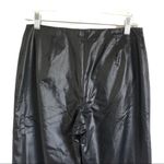 Cache Vintage 80s Shiny Black Pant Size 8 Photo 6