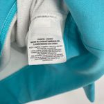 Nike  Therma Fit Hoodie Turquoise White Neon Yellow Swoosh Pullover Size M Photo 3