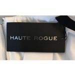 Haute Rogue  Black White Top  Large Off shoulder Photo 3