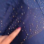 Blue sparkling lace top skirt size small Photo 11