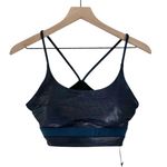 Zyia NWT Women’s Blue Twilight Luxe Sports Bra Size Medium Photo 4