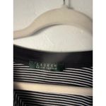 Ralph Lauren Lauren Striped Henley Nightgown Dress Button Ruffle Trim Preppy M Photo 1